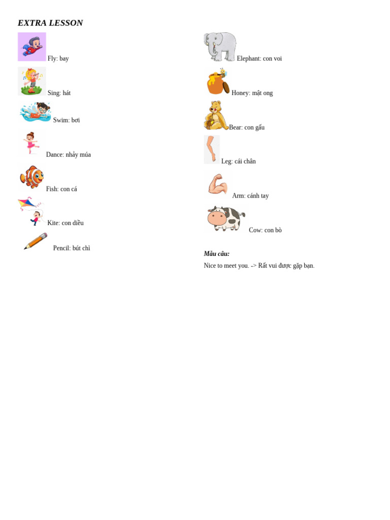 Extra Lesson | PDF