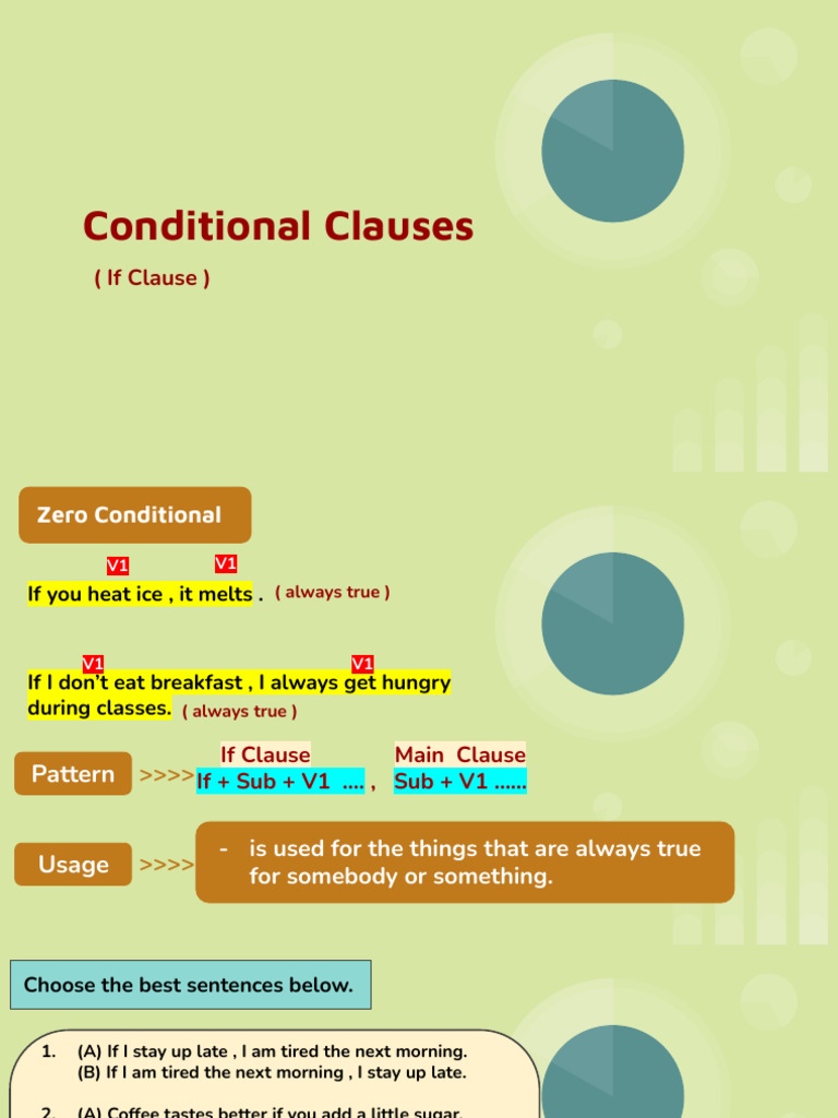 Conditionals | PDF