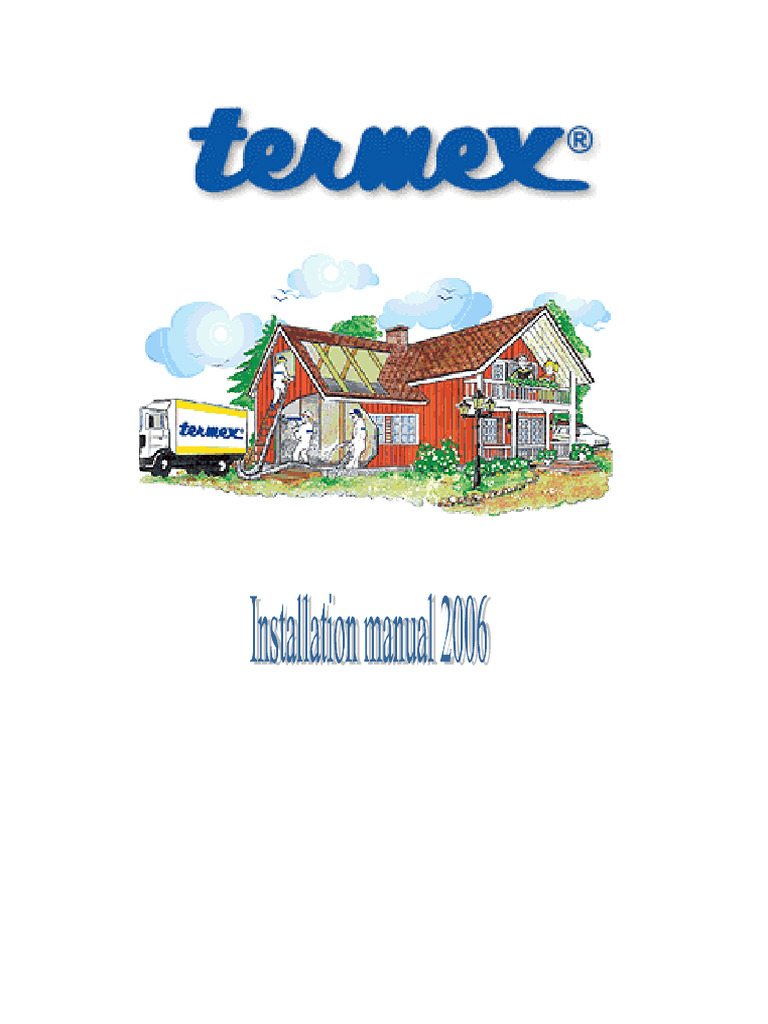 Termex Cellulose Insulation Manual | PDF | Building Insulation | Pump
