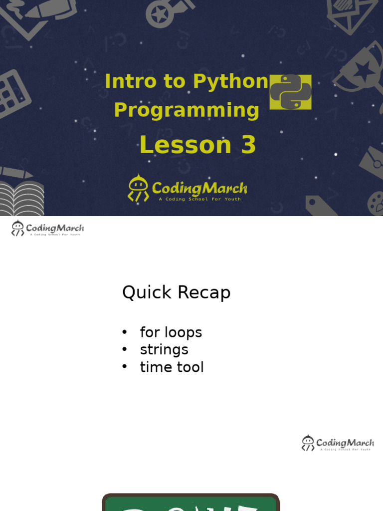 Intro To Python 03 (User Input, Type Casting, Conditionals) | PDF ...