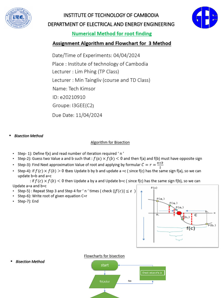 Root Finding Algorithms Explained | PDF | Mathematics Of Computing ...
