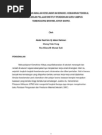 Download Tahap Penguasaan Amalan Keselamatan Bengkel Kemahiran Hidup by RosElianaAhmadZuki SN93401397 doc pdf