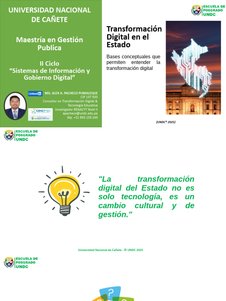 Transformación Digital en el Estado Peruano | PDF | Big Data ...