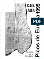 PICOS DE ERUROPA MEMORIA DE LA CAMPAÑA 1995