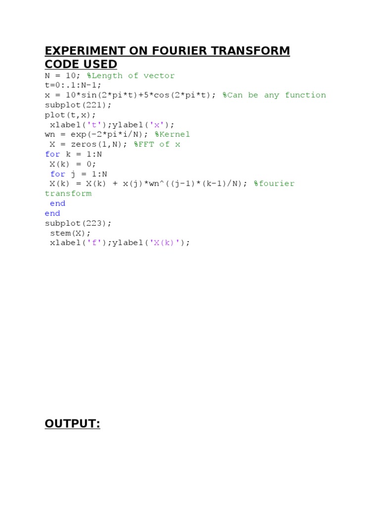 Fourier Transform and Audio Processing Code | PDF | Computers