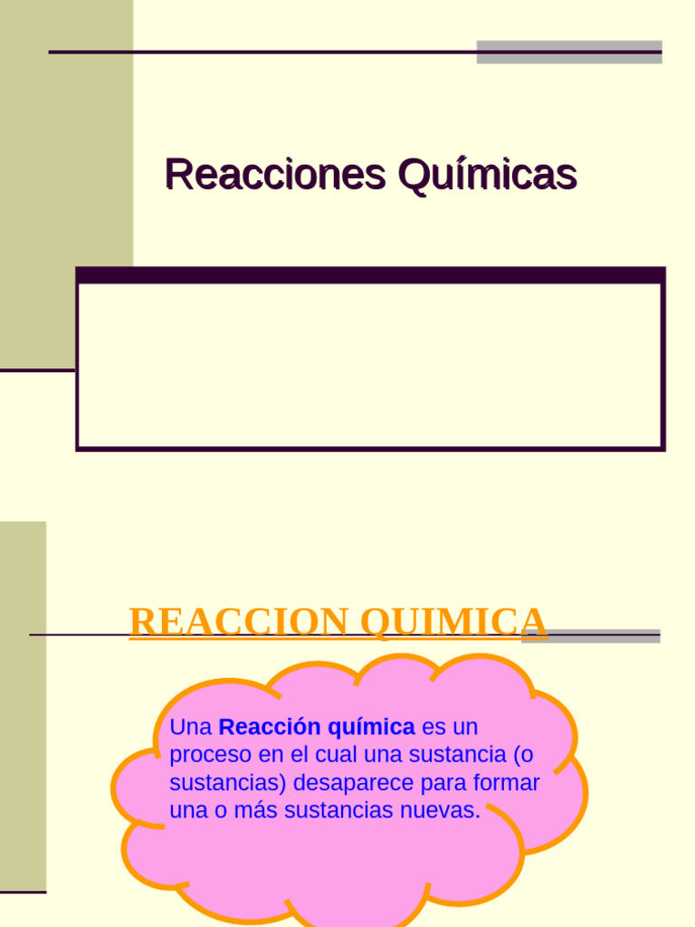 Tutoría 3 Reacciones Qcas - Balanceo y Estequiometria Docente Eliana ...