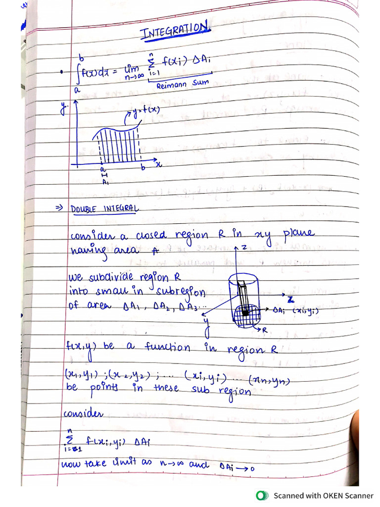 Multiple Integral Pdf Pdf