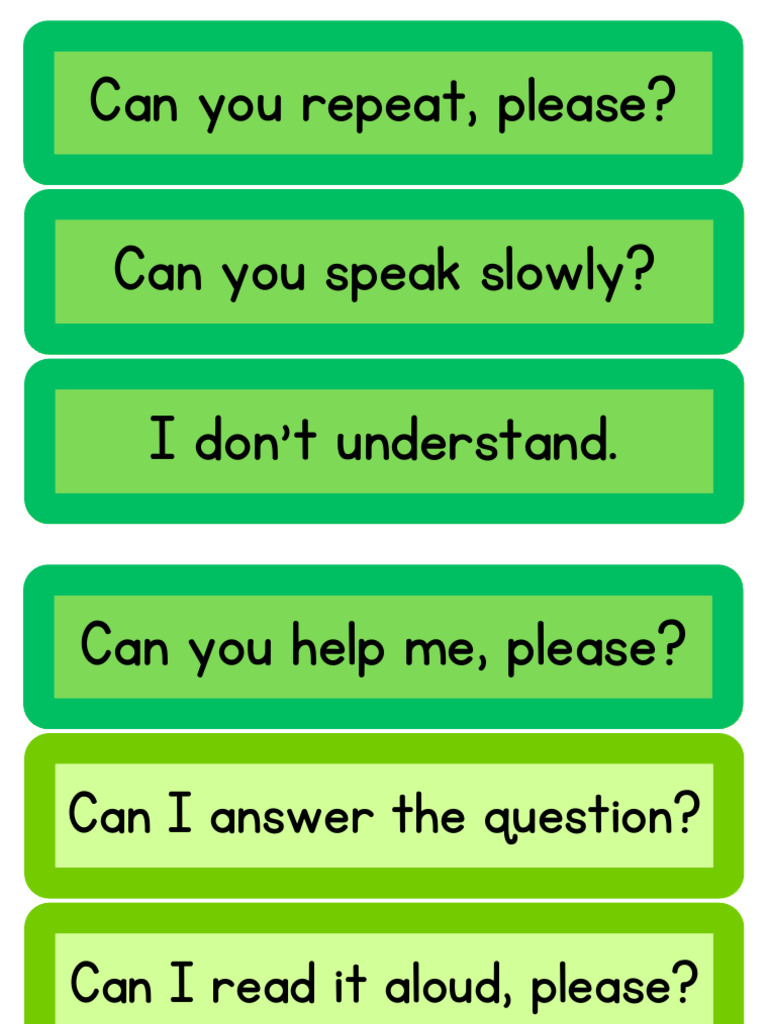 Essential Phrases for Classroom Interaction | PDF