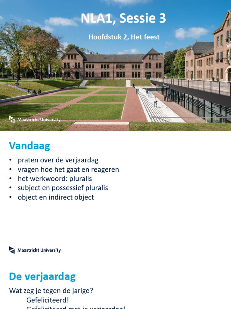Dutch A1, Sessie 3 | PDF