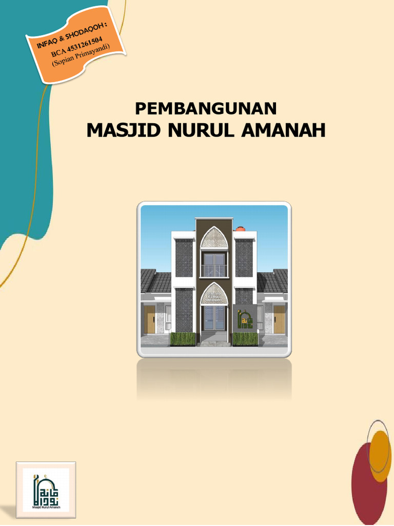 Proposal Pembangunan Masjid Nurul Amanah | PDF
