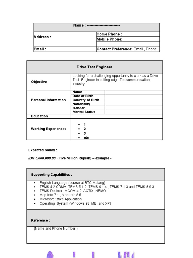 Contoh CV | PDF