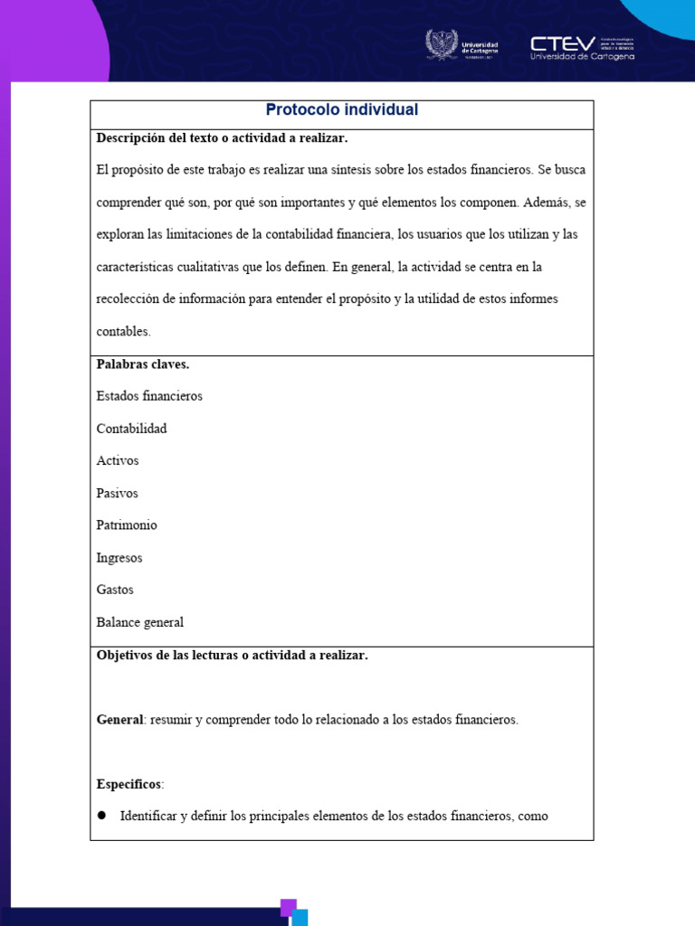 Guía sobre Estados Financieros y Contabilidad | PDF | Estado financiero ...
