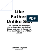 Like Father Unlike Son Preface