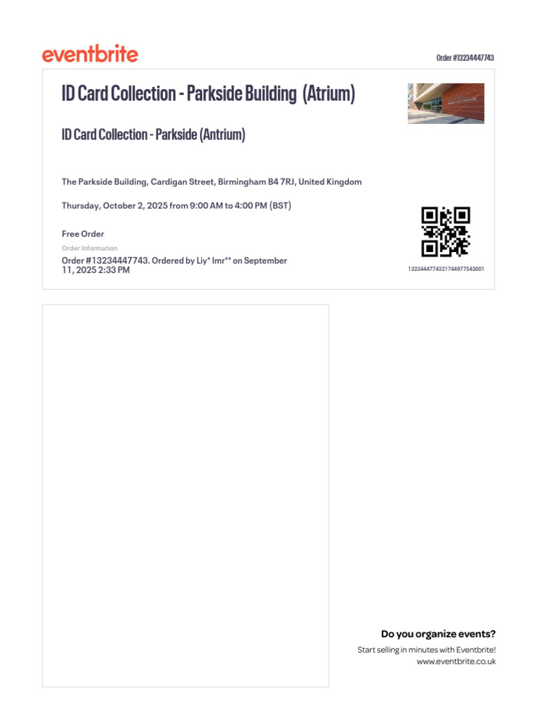 ID Card Collection Details - Parkside | PDF
