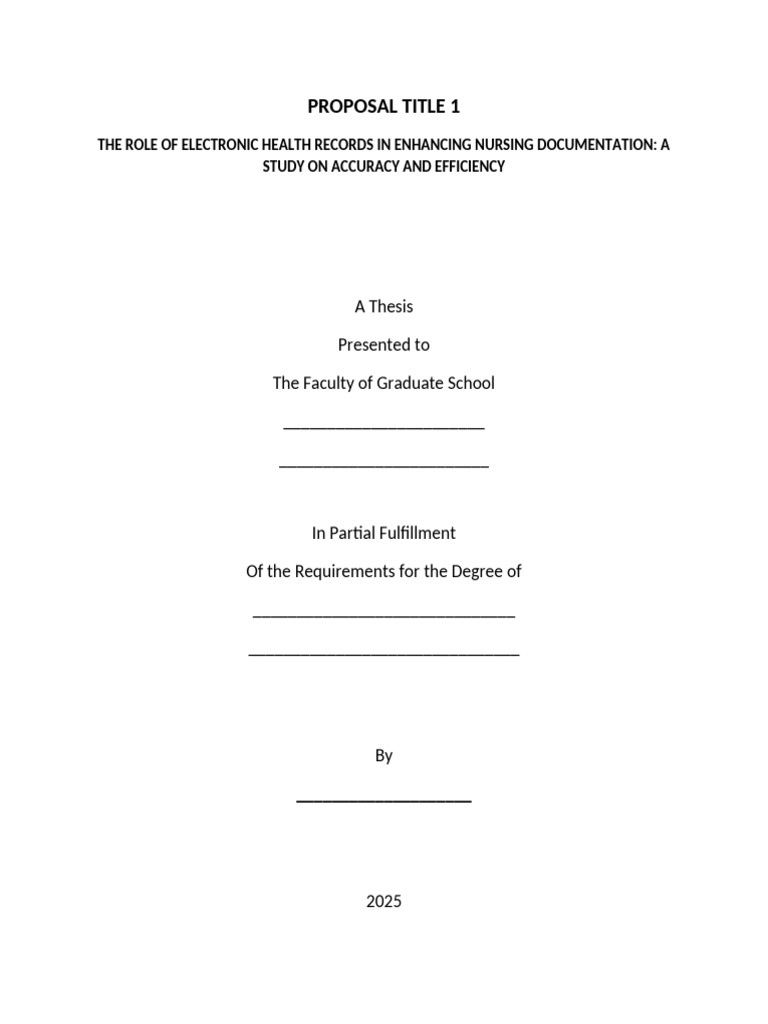 Enhancing Nursing Documentation with EHRs | PDF | Electronic Health ...