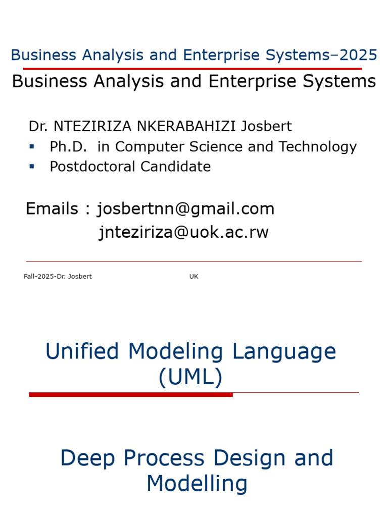 UML Modeling for Software Design Guide | PDF | Class (Computer ...