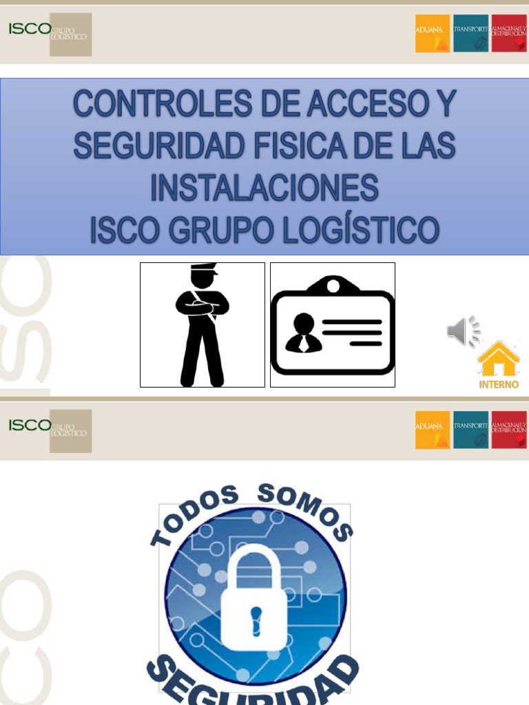 Seguridad y Control de Accesos en ISCO | PDF | Circuito cerrado de ...