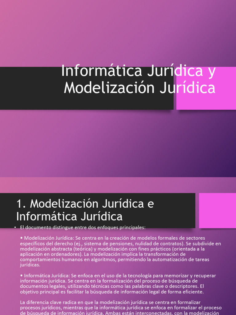 Modelización e Informática Jurídica | PDF | Informática | Algoritmos