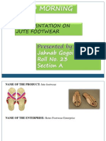 A Presentation On Jute Footwear