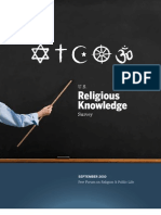 Religious Knowledge Full Report