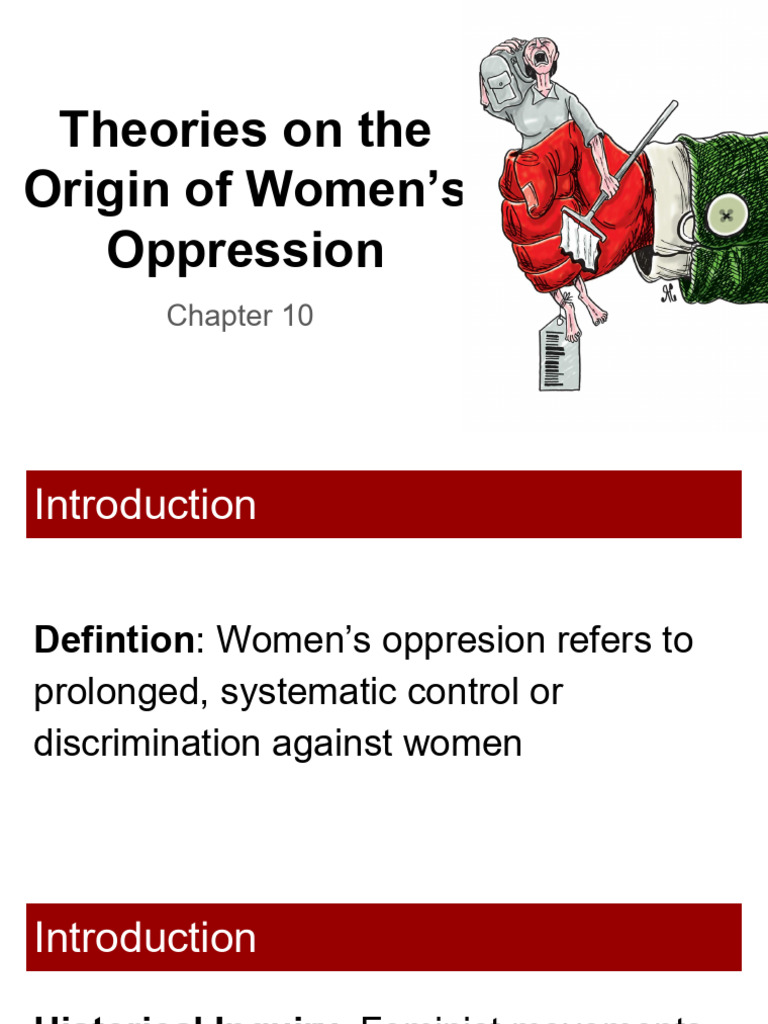 Theories of Women's Oppression | PDF | Adam | Genesis Creation Narrative