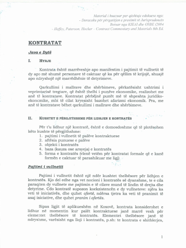 KONTRATAT | PDF