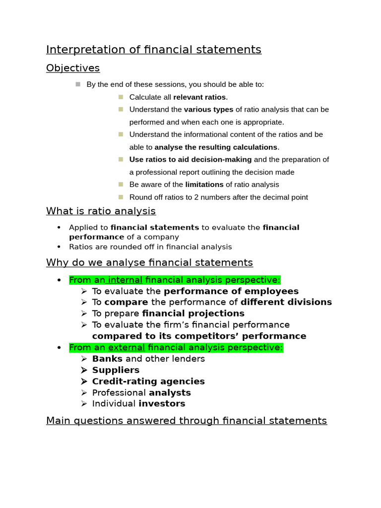 Understanding Financial Ratio Analysis | PDF | Revenue | Accounts Payable