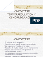 Homeostasis Termorregulacion Y Osmorregulacion