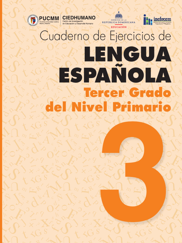 Ejercicios de Lengua para Tercer Grado | PDF | Literatura | Léxico