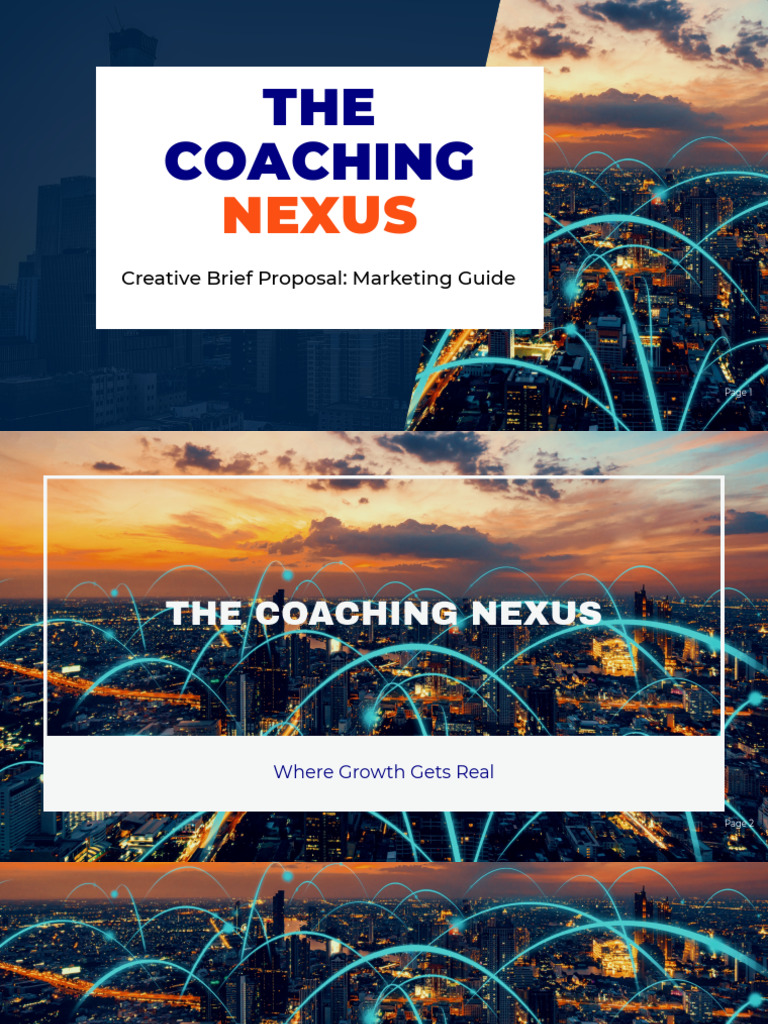 The Coaching Nexus Marketing Guide | PDF | Logos | Brand