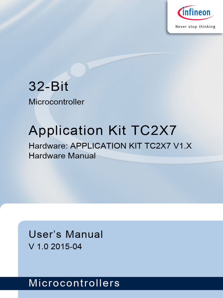 TC297 User Manual for Application Kit | PDF | Microcontroller | Usb