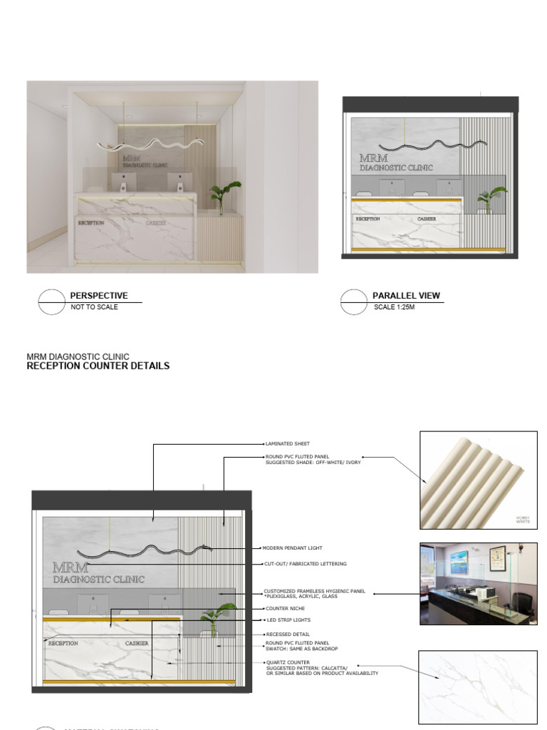 MRM Diagnostic Clinic Reception Design | PDF | Amorphous Solid | Dielectric