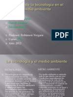 Impacto de la tecnología en el medio ambiente