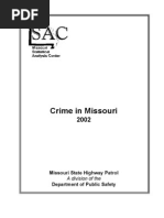Crime in Missouri: Missouri State Highway Patrol Department of Public Safety