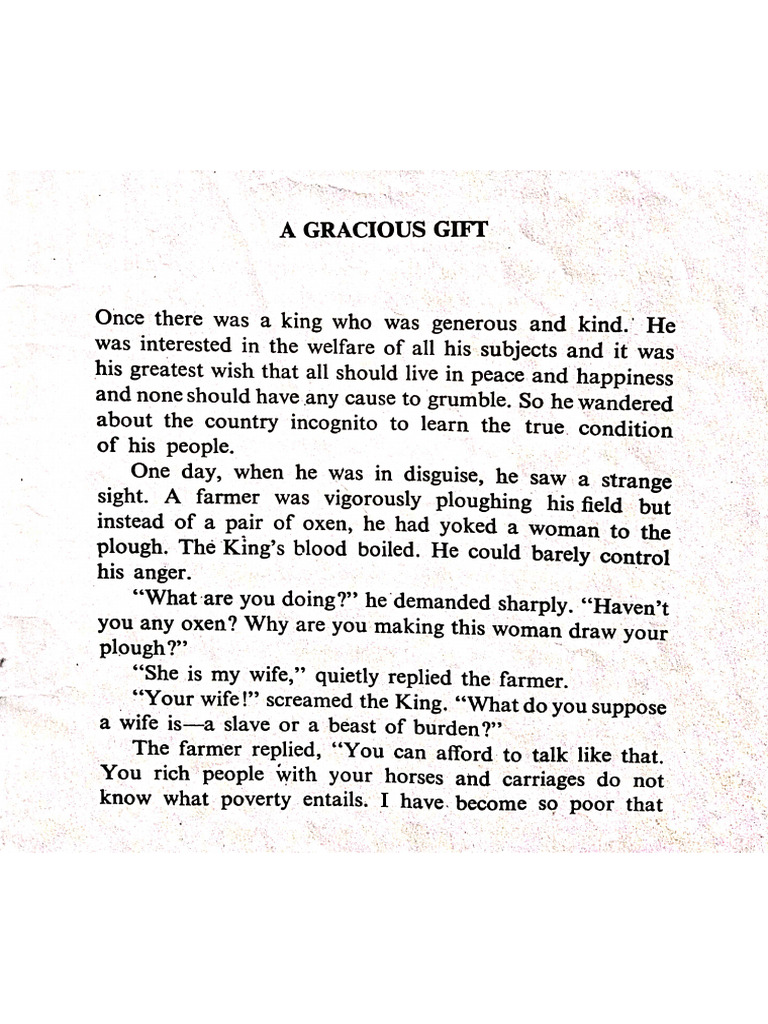 A Gracious Gift | PDF