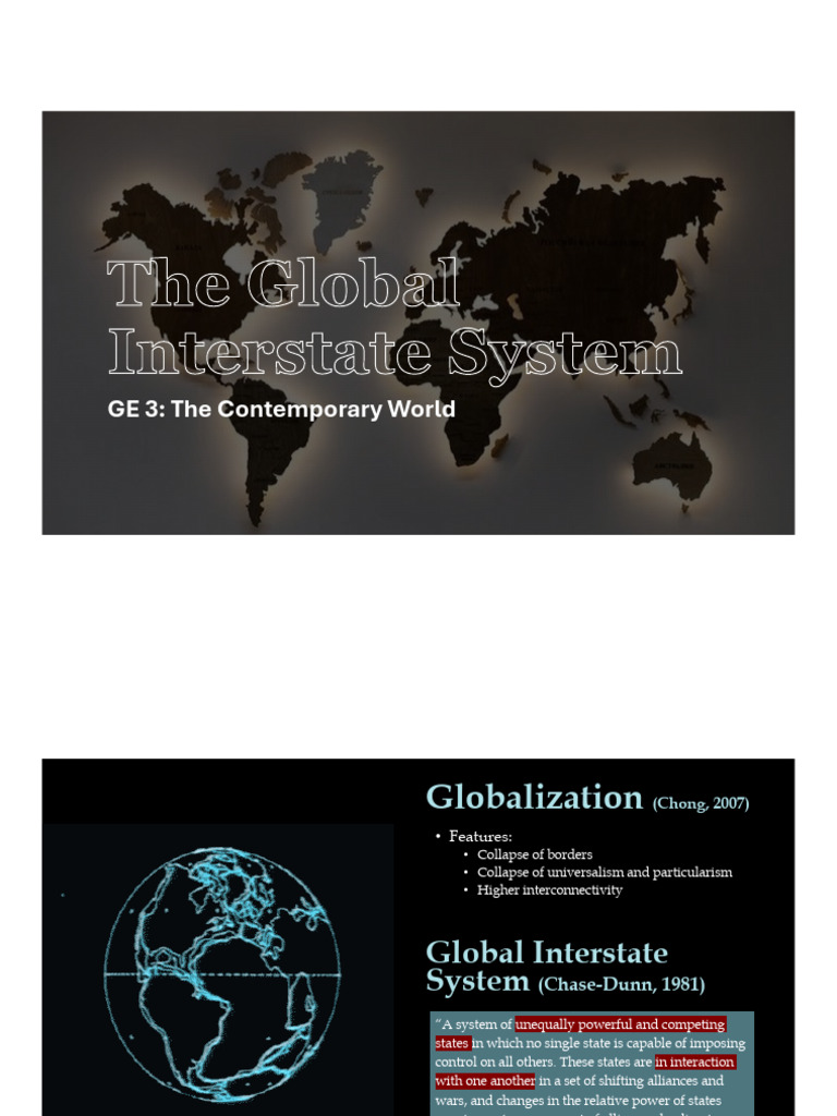 Globalization and State Dynamics Explained | PDF | Globalization ...