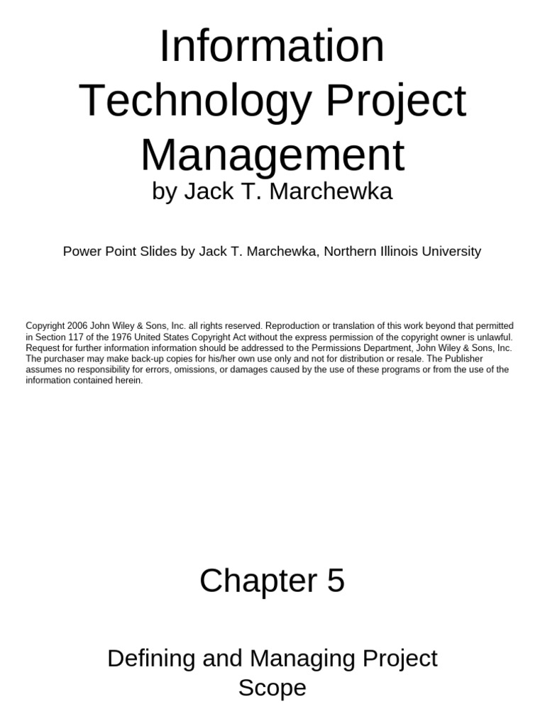 Project Scope Management Essentials | PDF | Business | Computing