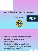 An Introduction to Ecology Chapter 50