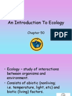 An Introduction To Ecology Chapter 50