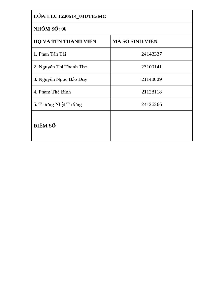 Mẫu form 2 | PDF
