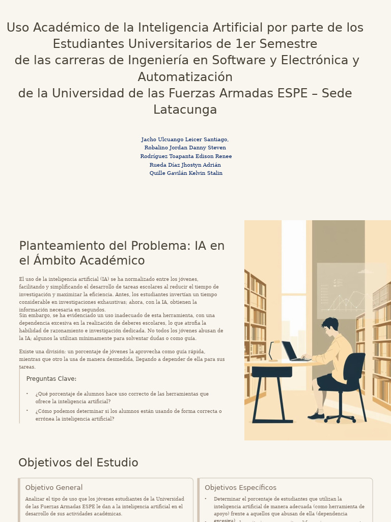 Dependencia de IA en Estudiantes Universitarios | PDF | Inteligencia ...