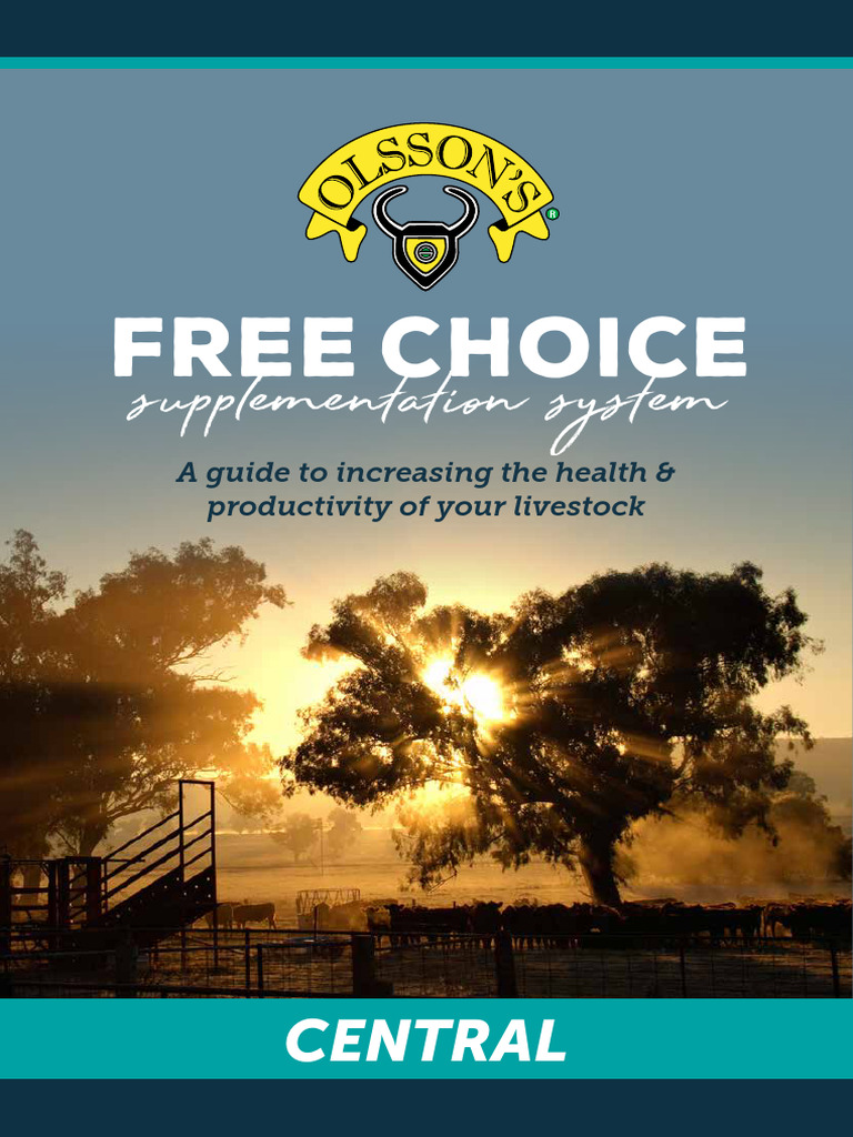 Optimize Livestock Health with Free Choice System | PDF | Selenium ...