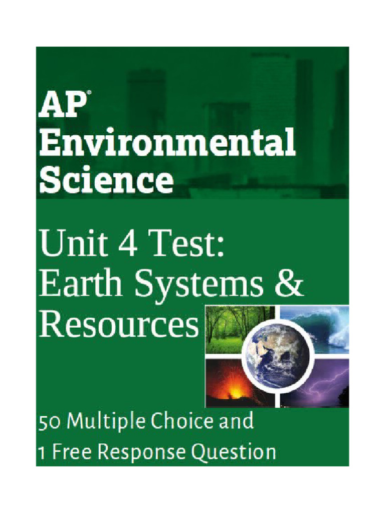 Environmental Science Exam Questions | PDF | Soil | Rain