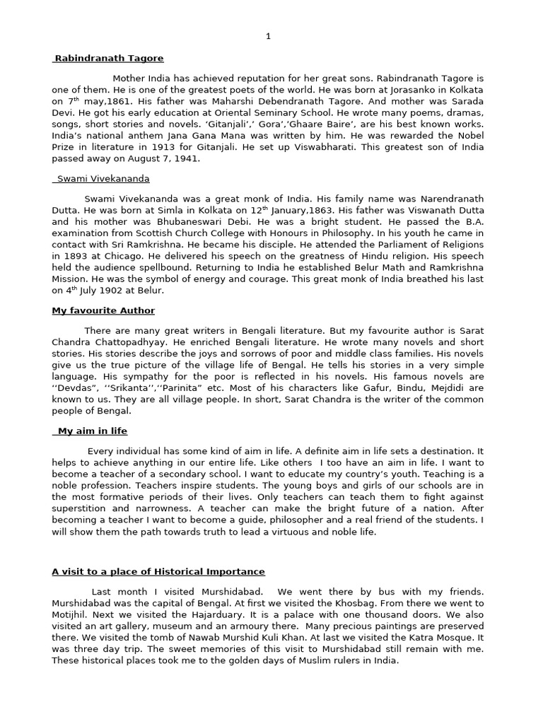 Influential Figures and Life Experiences | PDF