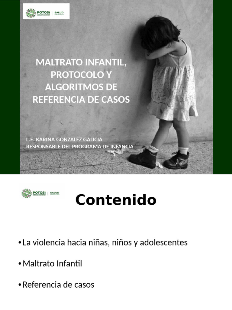 Protocolo Maltrato | PDF | Abuso infantil | Violencia
