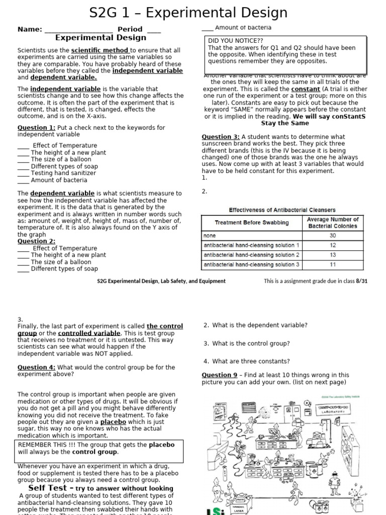 Understanding Experimental Design Basics | PDF | Experiment | Design Of ...