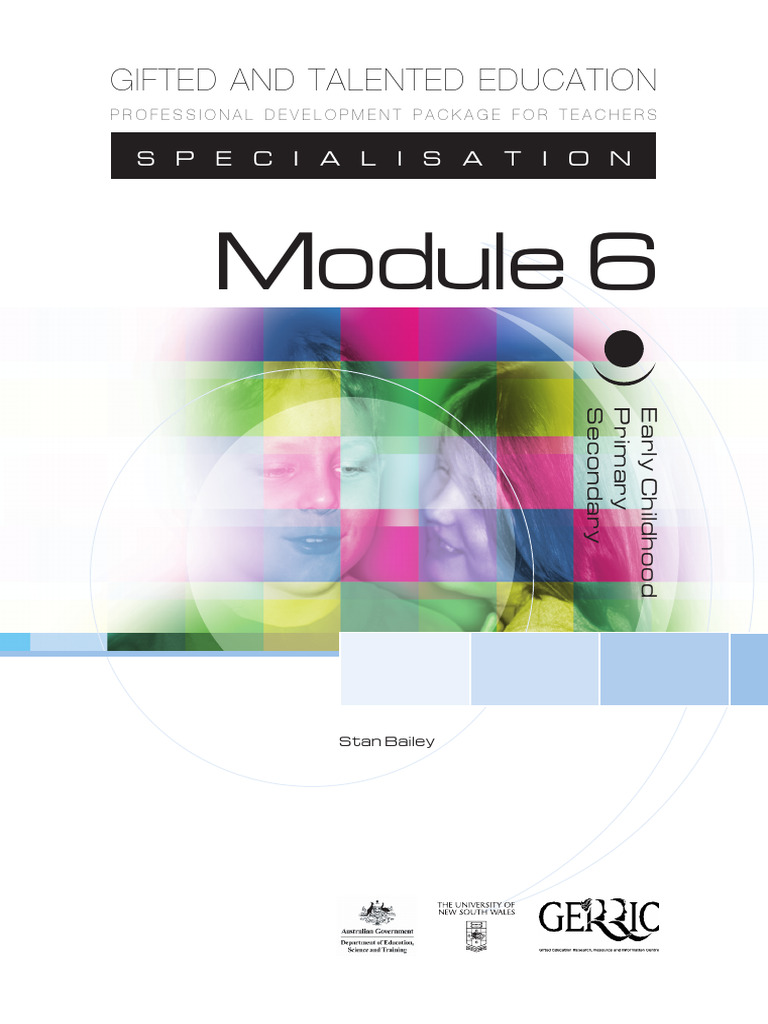 2021 06 Gerric Module6 Specialisation | PDF | Intellectual Giftedness ...