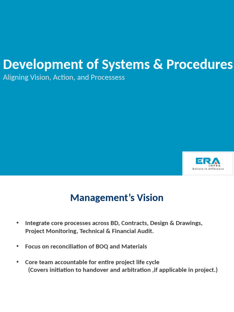 Systems and Procedures Development Guide | PDF | Project Management ...