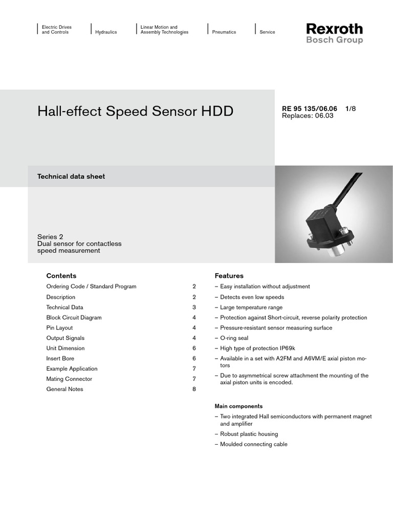 Hall-Effect Speed Sensor HDD Overview | PDF | Hard Disk Drive ...