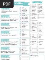 Download Meal Plan Shopping List - May by My Pigeon Pair SN93421779 doc pdf